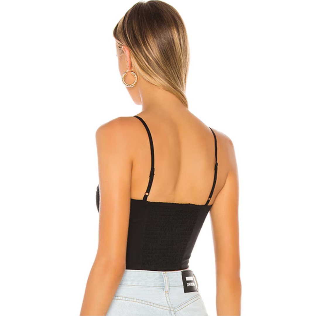 Superdown Kelly Cami Top in Black NWT Size Small