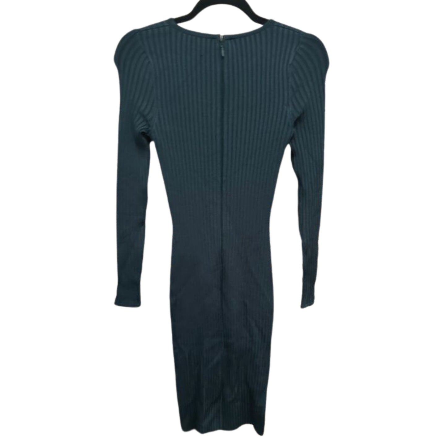 Dress the Population Pamela Long Sleeve Dress in Teal Size Small