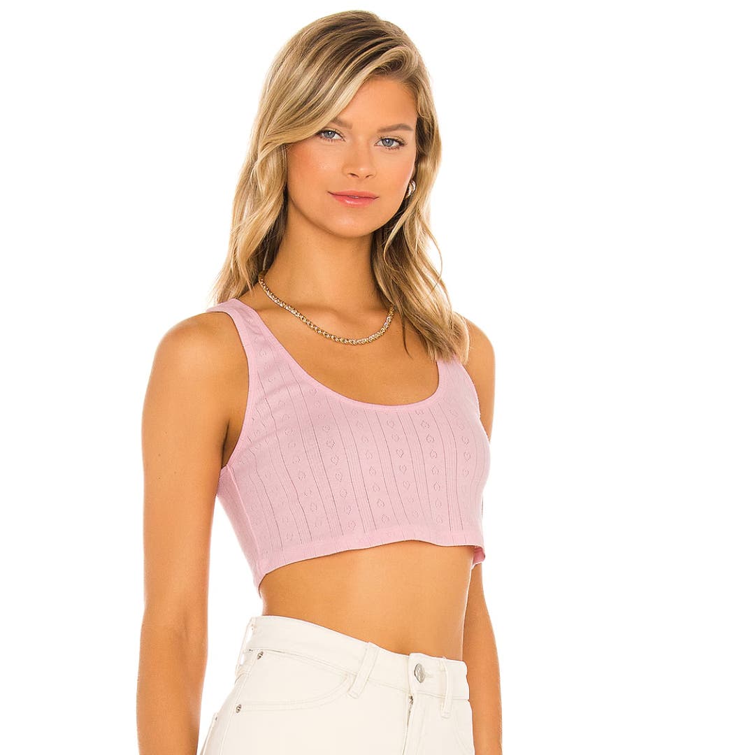 Majorelle Mia Tank Top in Baby Pink NWT Size Small