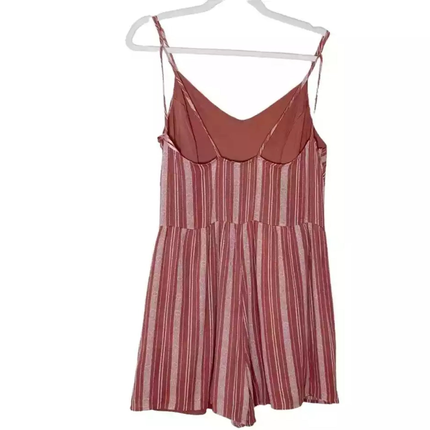 One Clothing x Anthropologie Red & White Romper NWT Size Small