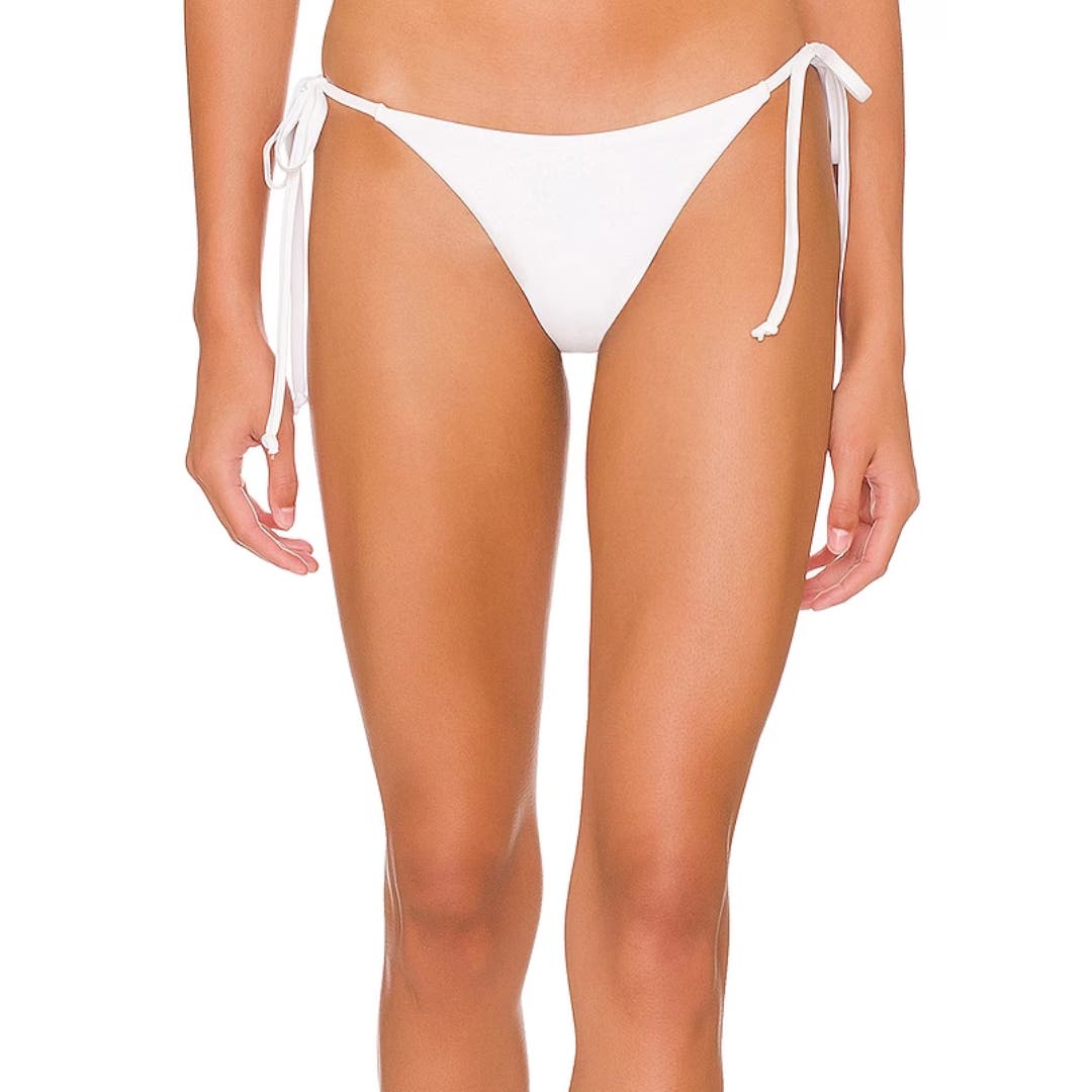 Superdown Pamela 2 Piece Bikini Top & Bottom in White NWT Size Small