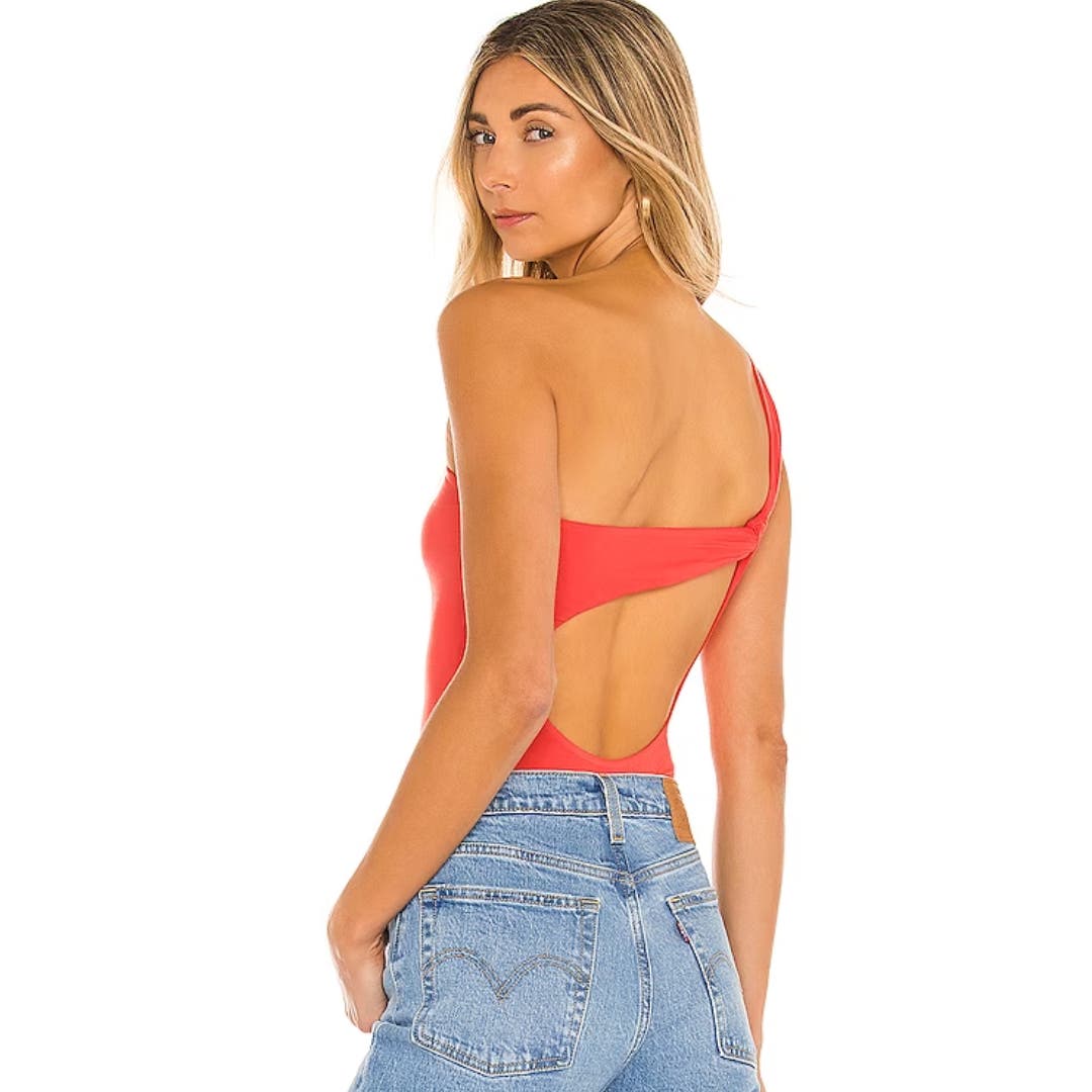 Lovers & Friends Mariah Bodysuit in Red NWT Size Small