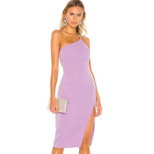 Lovers + Friends Lazo Midi Dress in Lilac NWT Size Small