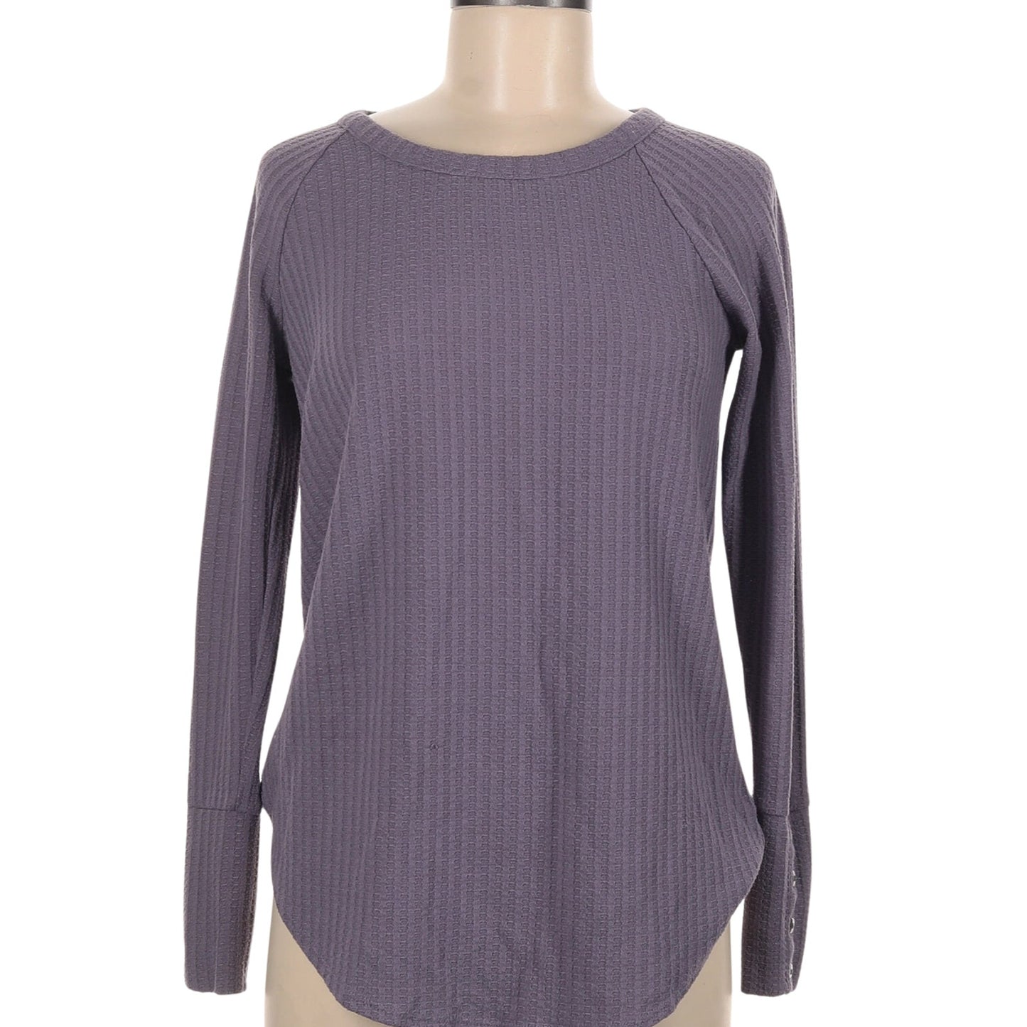 Chaser Lavender Waffle Knit Thermal Shirt Excellent Condition Size XS