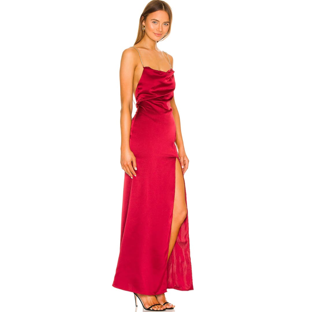 NBD Alessi Gown in Burgundy NWT Size Small