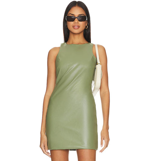 LBLC The Label Dio Dress in Olive NWT Size Medium