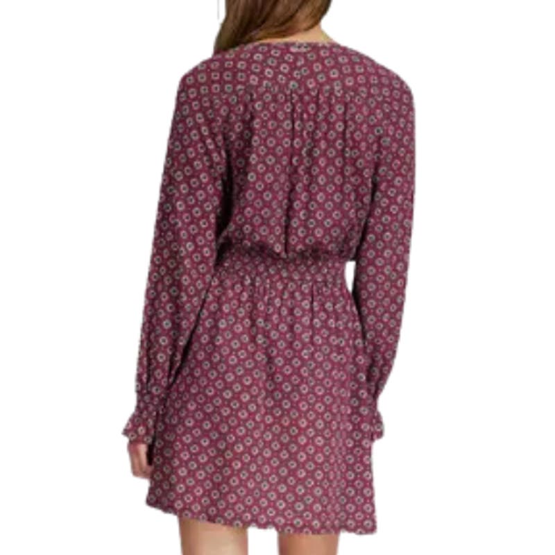 MICHAEL Michael Kors Women's Foulard Peasant Mini Dress NWT Size Med