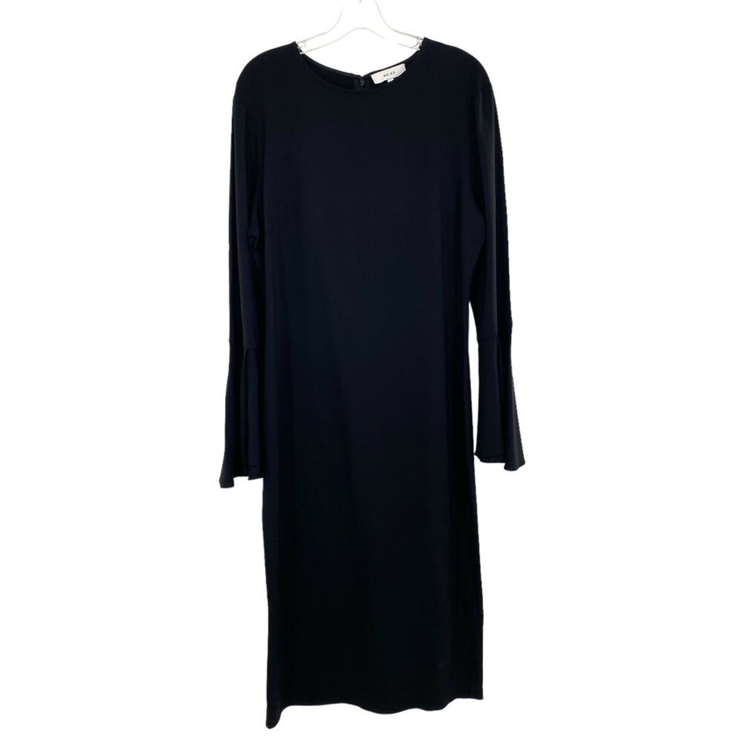 REISS Women's Black Long Sleeve Maxi Dress Size 12