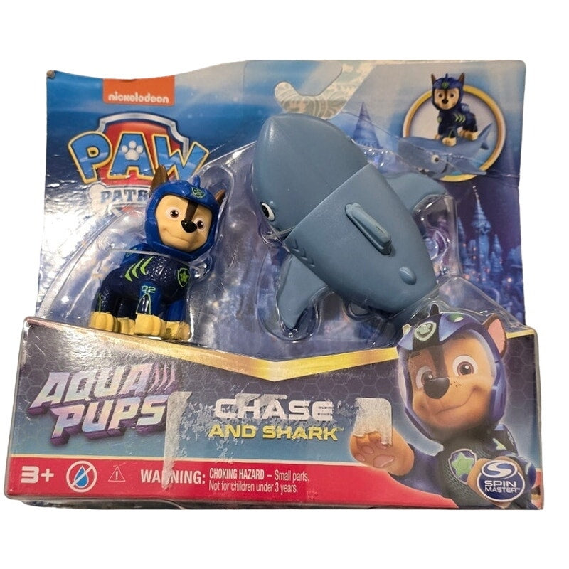 Paw Patrol Chase and Shark Playset Brand New Great for Gift Giving