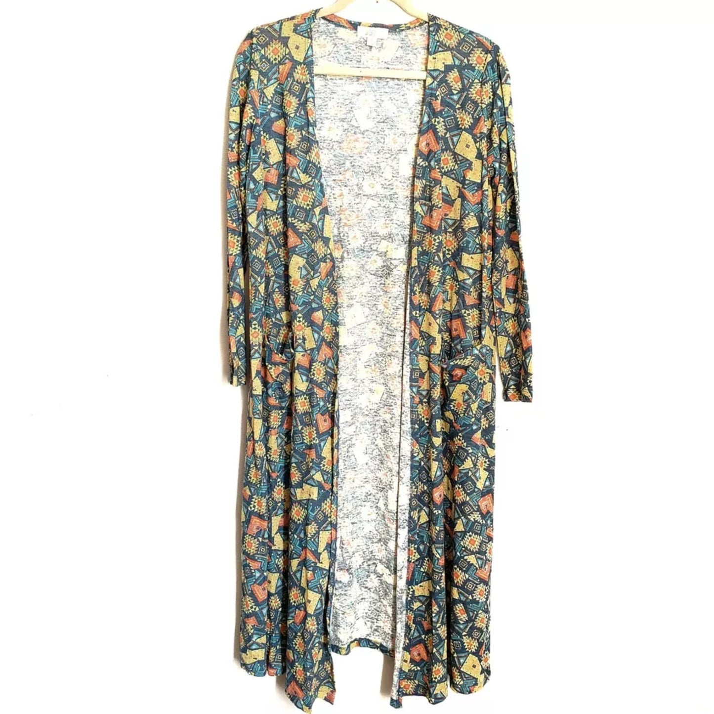 Lularoe Linen Kimono  Duster Cardigan Size Medium