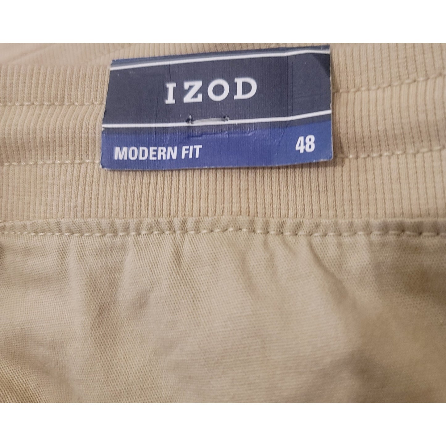 IZOD Comfort Stretch Big & Tall Modern Fit in Khaki NWT Size 48