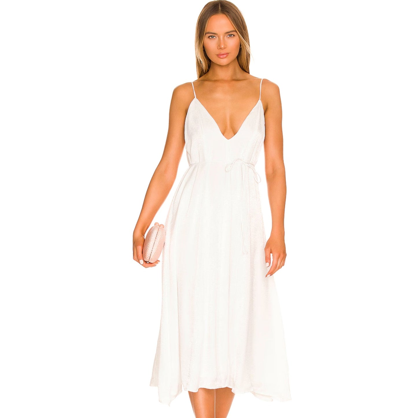 RESA Hannah Midi Dress in Ivory NWT Size Medium