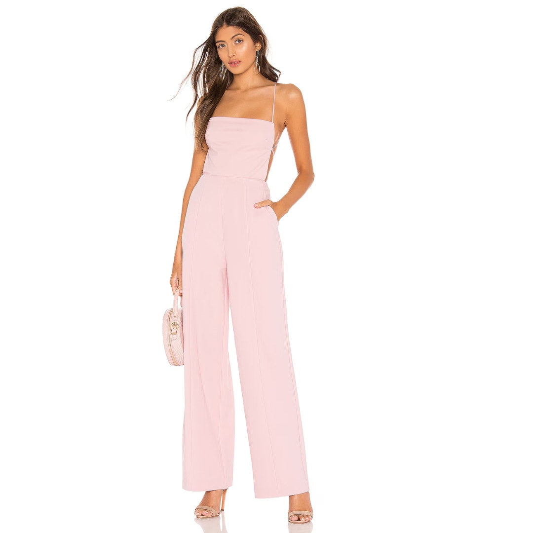 NBD Prosecco Jumpsuit in Pink Size Small