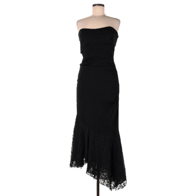 Nicole Miller Development Dress in Black Size 12