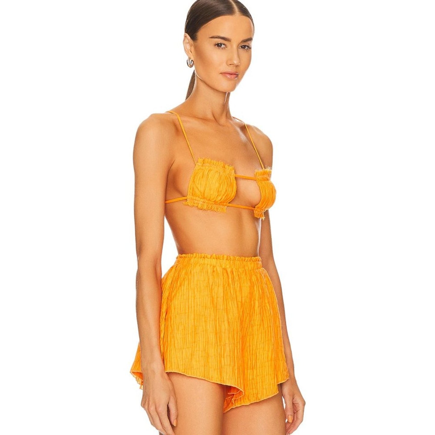 Camila Coelho Orange Estee Top NWOT Size Small