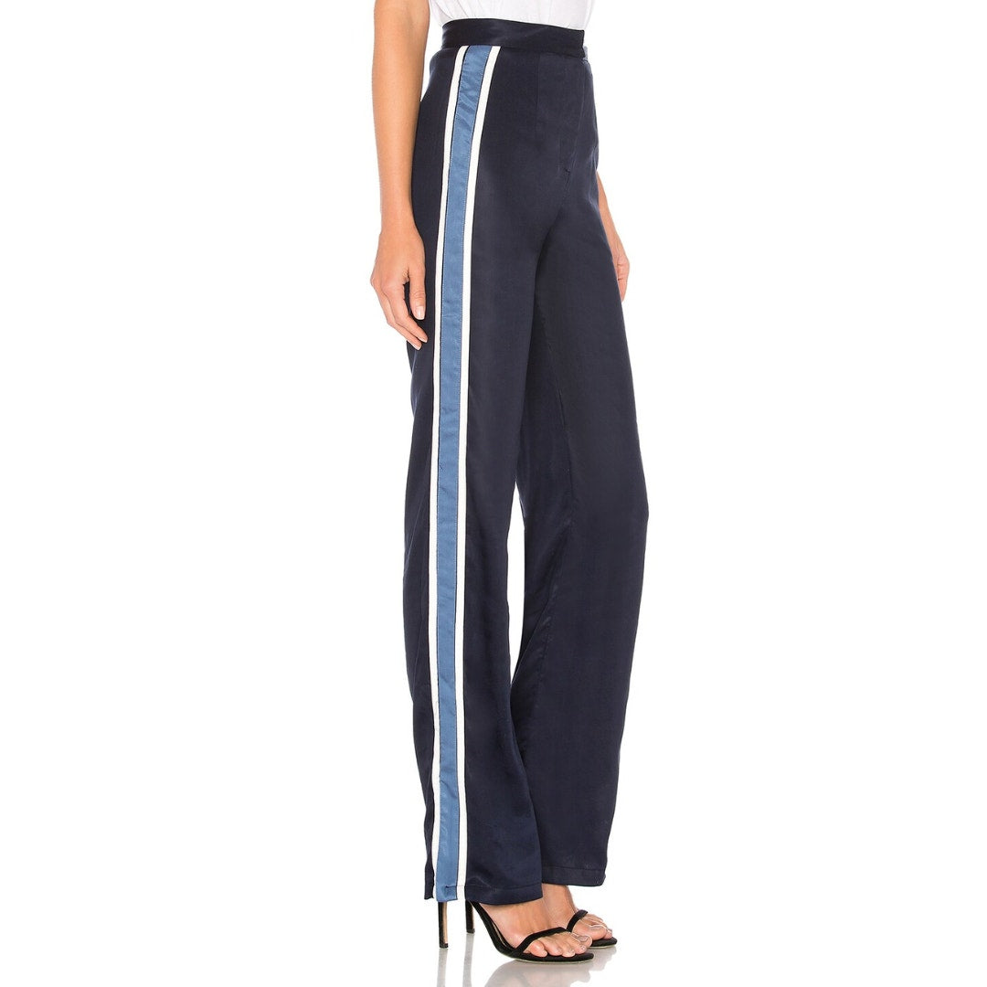 House Of Harlow 1960 x REVOLVE Slim Leg Pant in Navy Combo