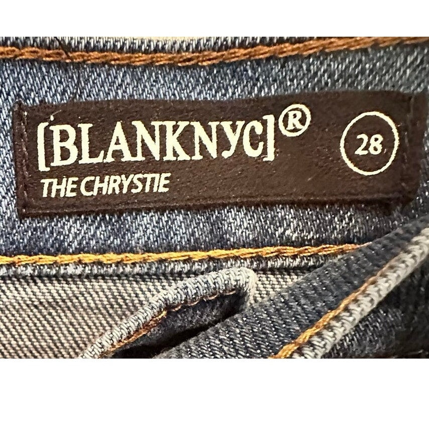 BlankNYC The Chrystie Jean 4 Button Fly Jeans Size 28