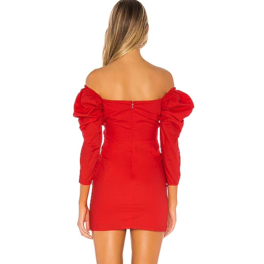 Lovers & Friends ISA Mini Dress in Cherry Red NWT Size Small