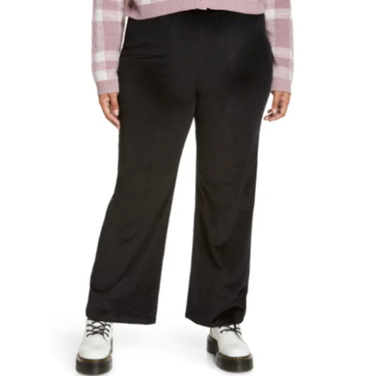 BP. Woven Cord Pants in Black at Nordstrom, NWT Plus Size 1X