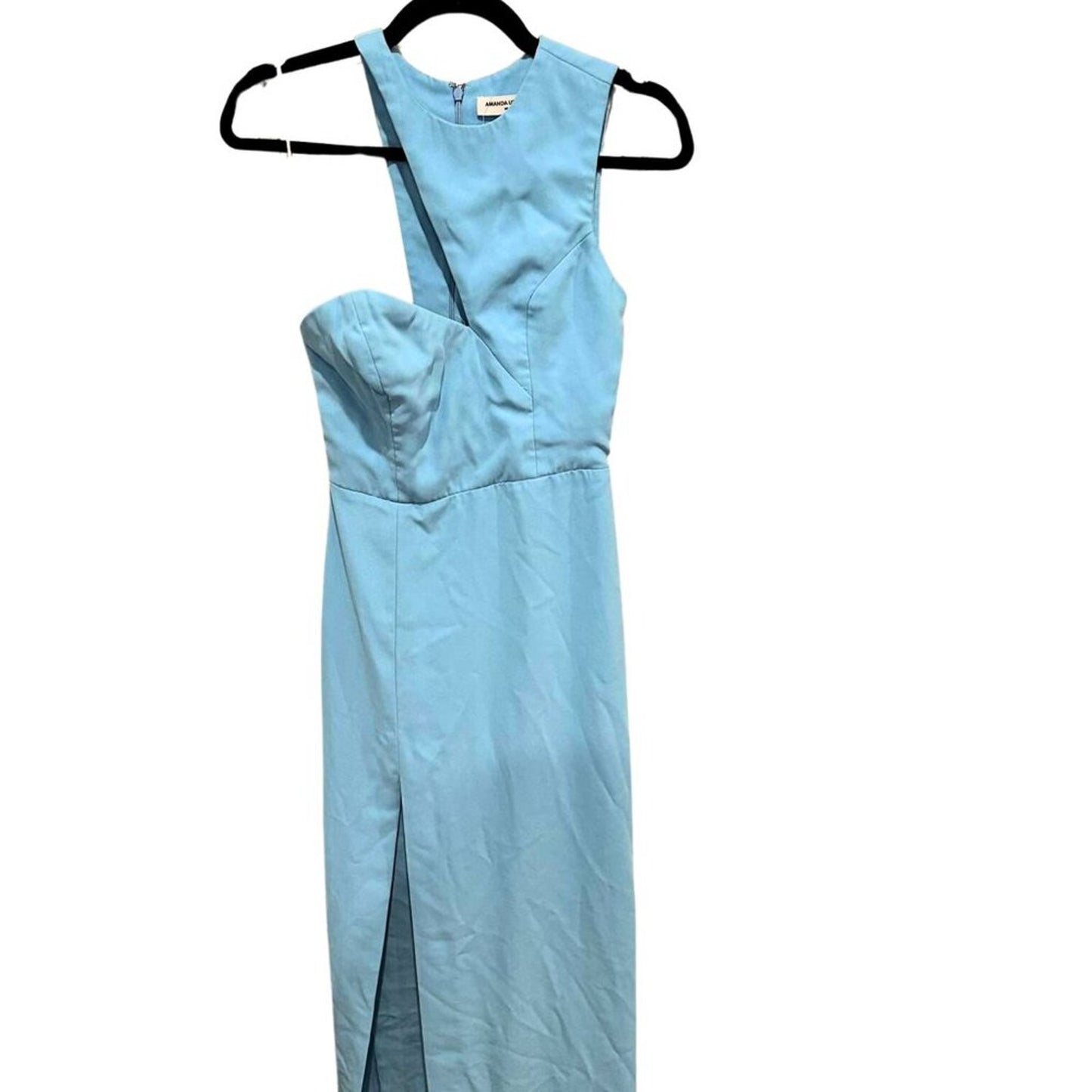 Amanda Uprichard X REVOLVE Gilda Gown in Pacific Blue Size XS