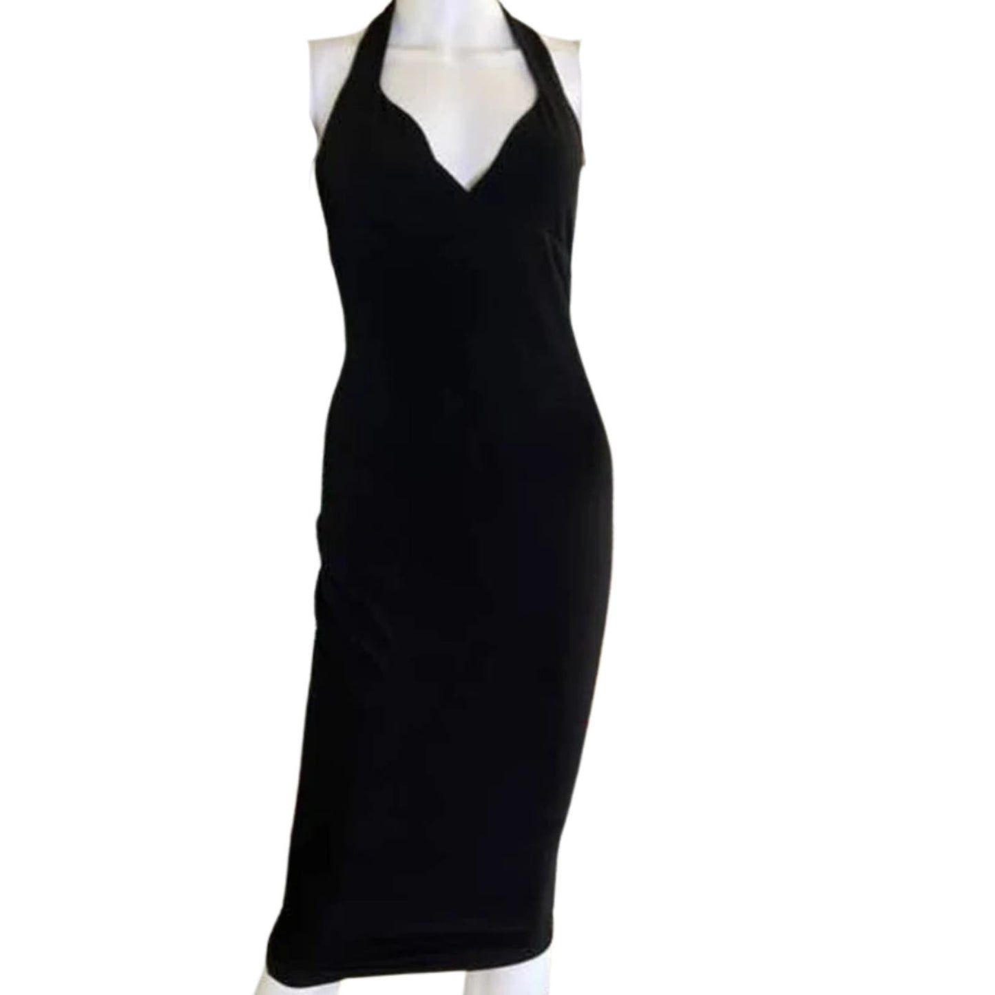 Nookie X Revolve Medea Midi Dress in Black NWT Size M