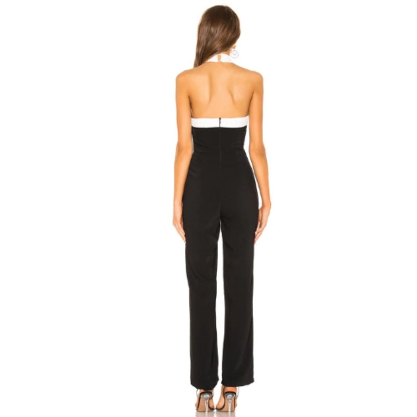 Superdown Laurien Cross Front Jumpsuit in Black NWT Small