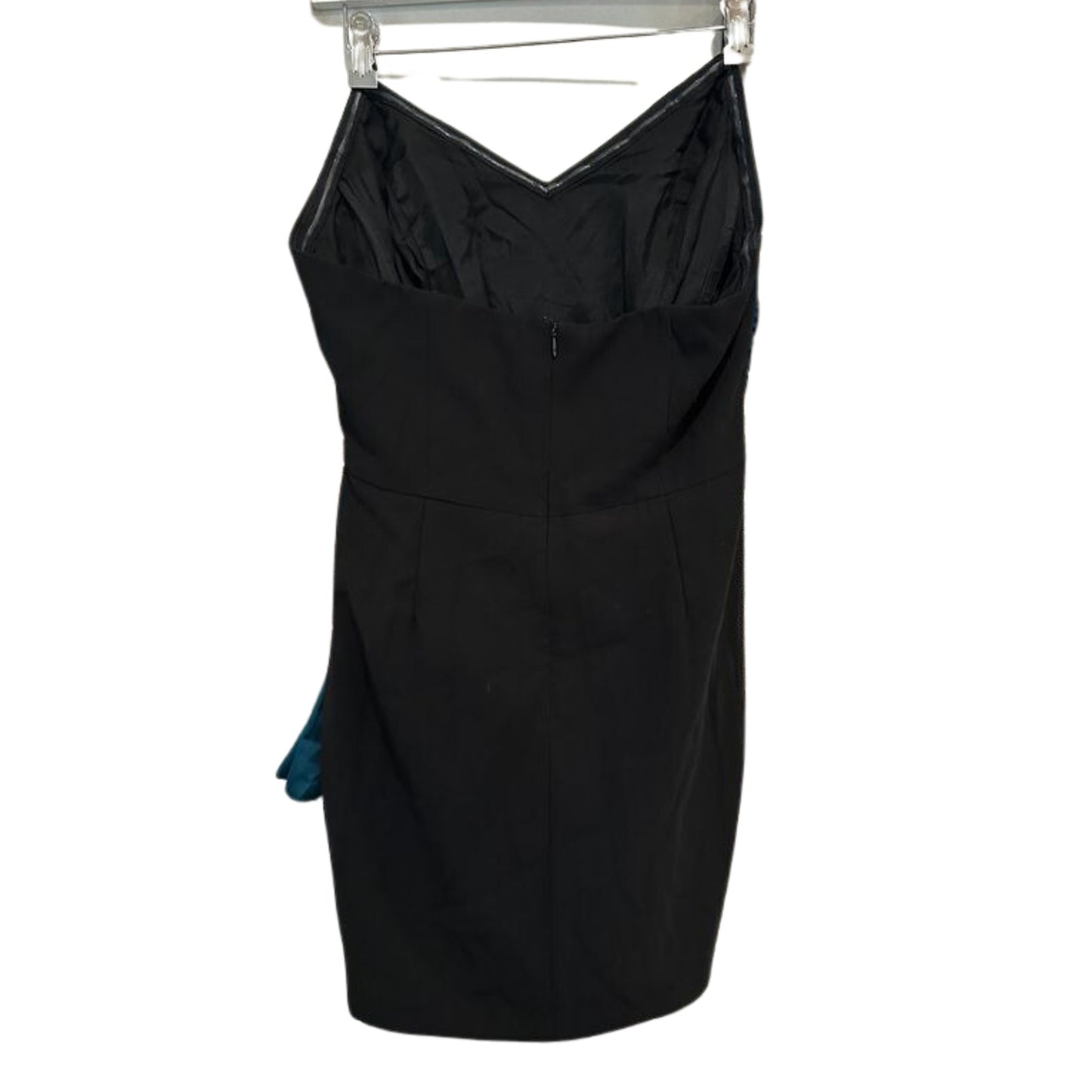 Jill Jill Stuart Strapless Mini dress. Black & Teal Size 10