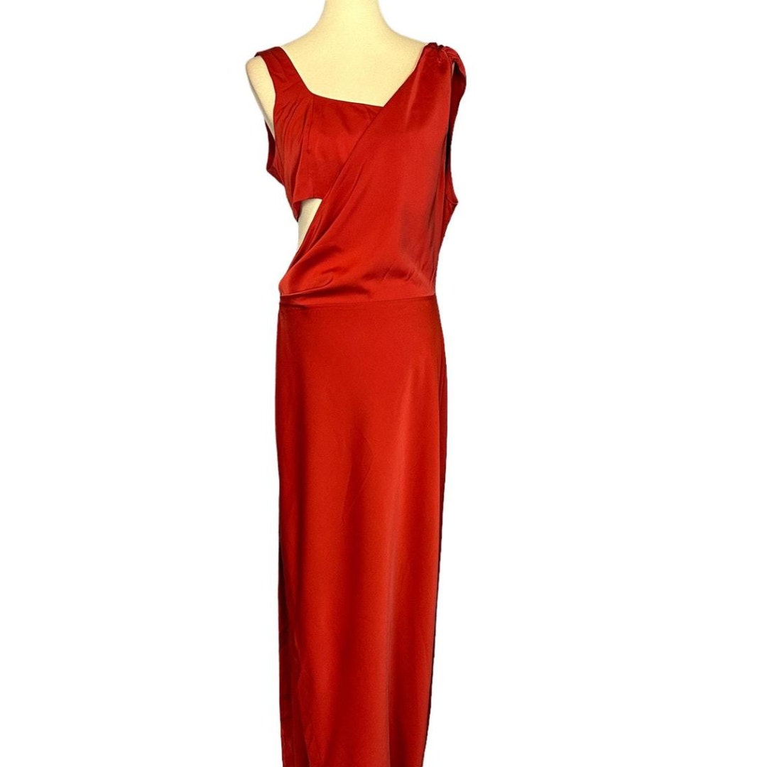 NBD Andrei Gown in Brick Red NWT Size Small