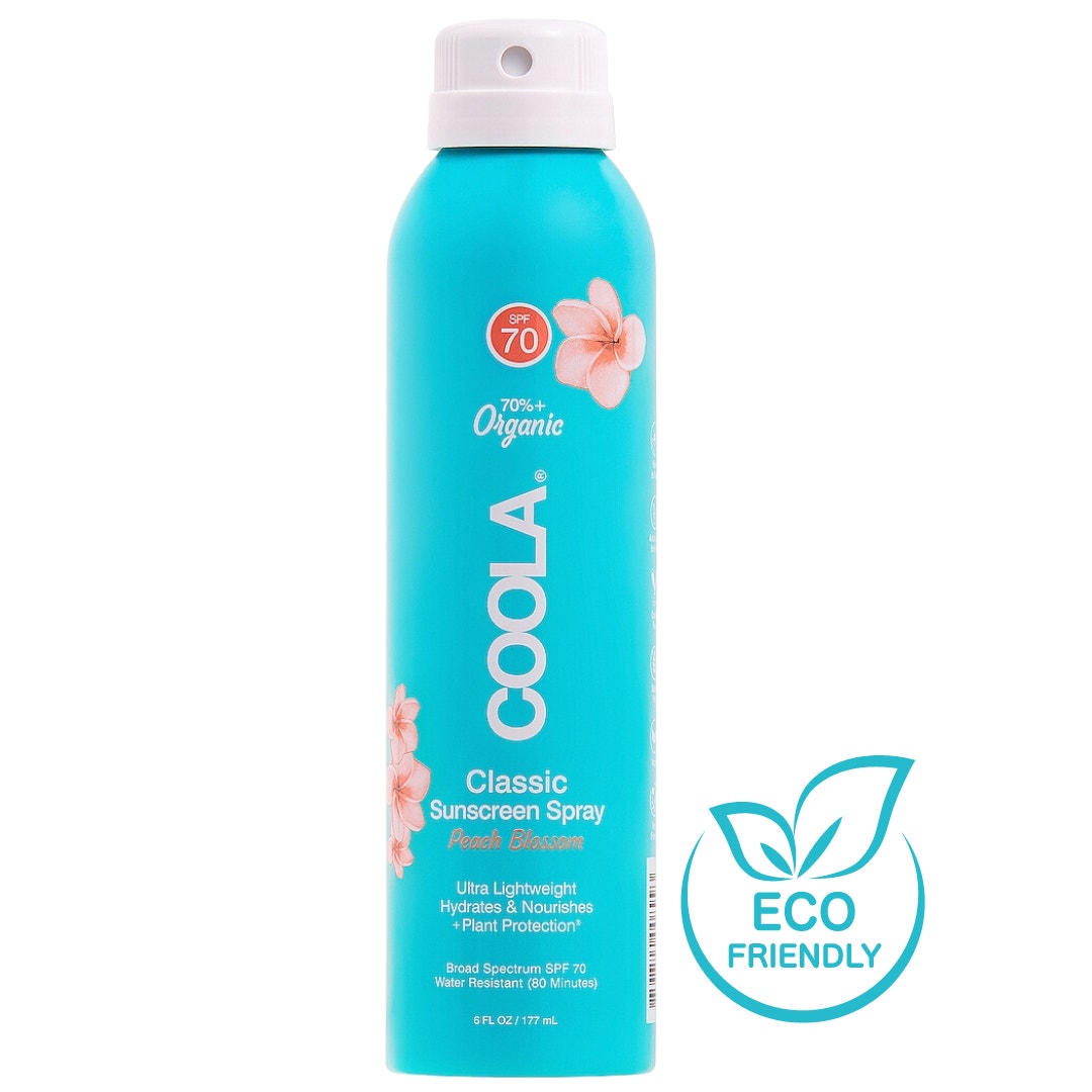 COOLA Classic Body Organic Sunscreen Spray SPF 70 in Peach Blossom BRAND NEW