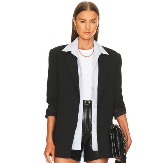 L'Academie Power Blazer in Black NWT Size Small