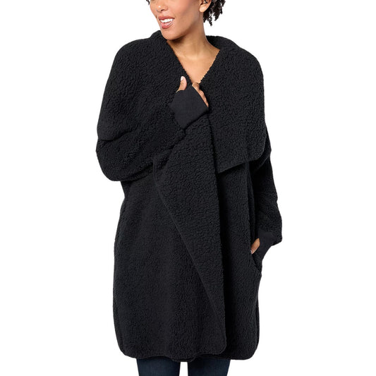 Bumblebella by Jill Martin Regular Sherpa Long Cascading Black NEW X-Small