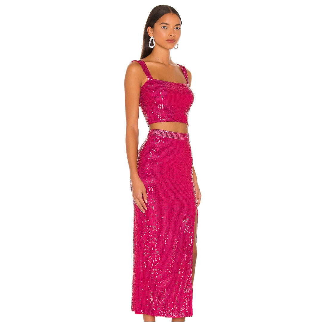 SAYLOR Brinkley Set in Fuchsia 2 Piece Set NWT Size Medium