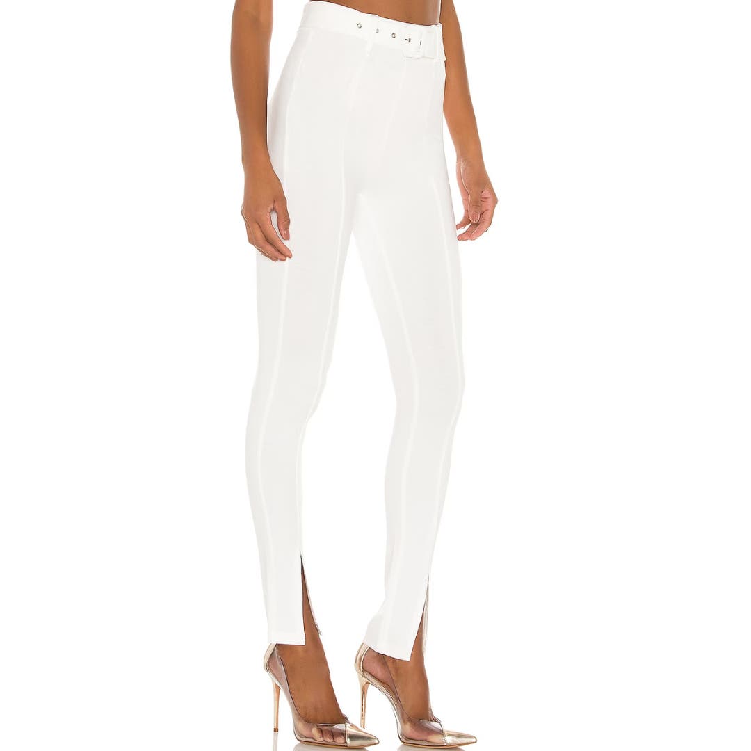 Revolve x h:ours Allison Legging in White NWOT Size Small