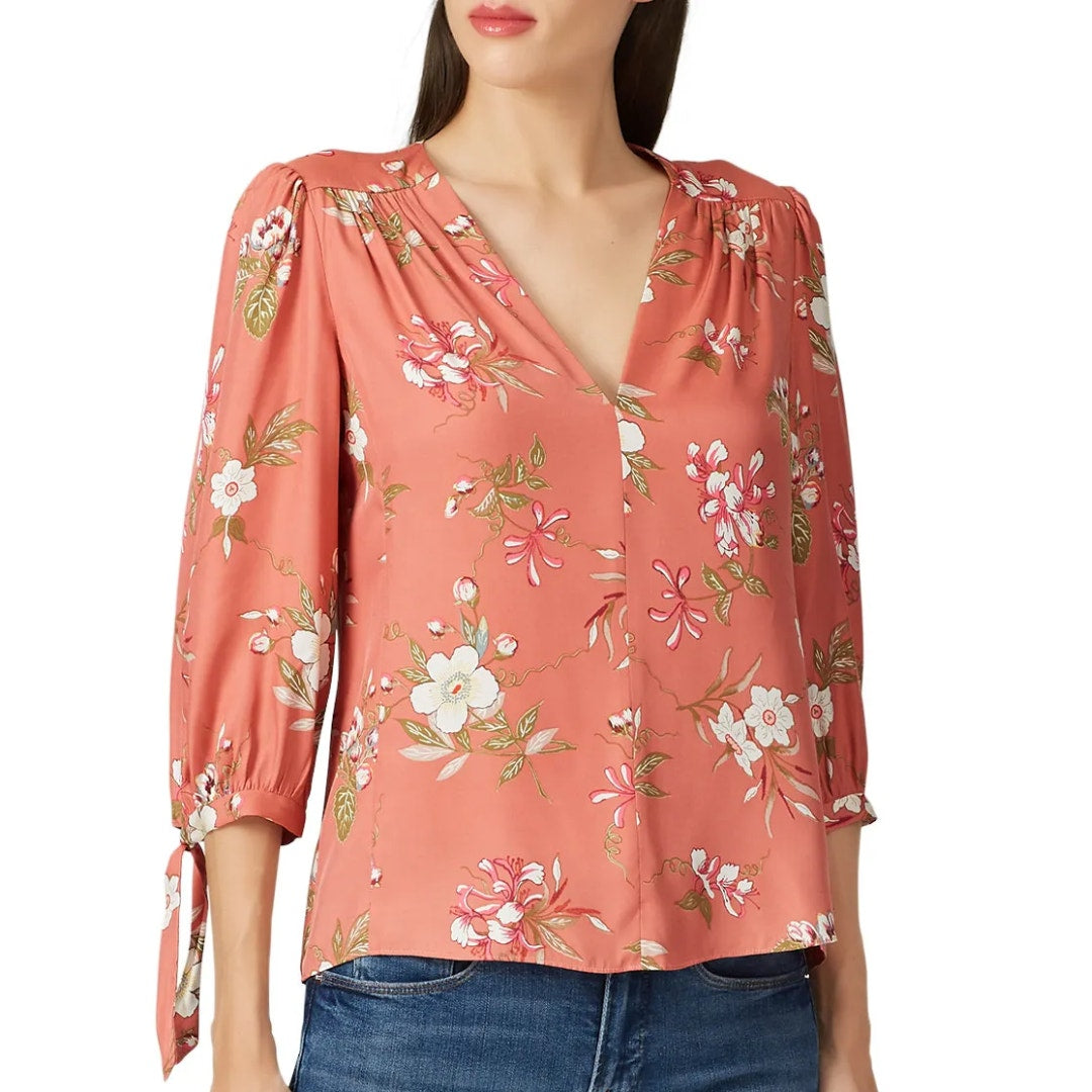 Rebecca Taylor Lita Floral Top EUC Size 4