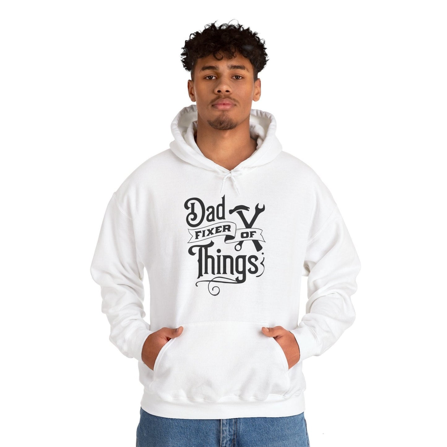 Dad Fixer of Things Comfy Hoodie Men's Sizes Small - 5XL