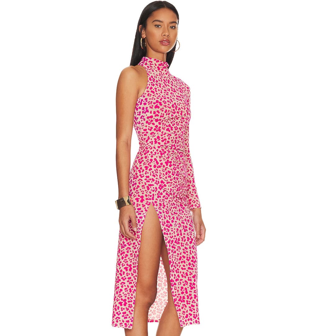 NBD Faren Maxi Dress in Hot Pink NWT Size Small