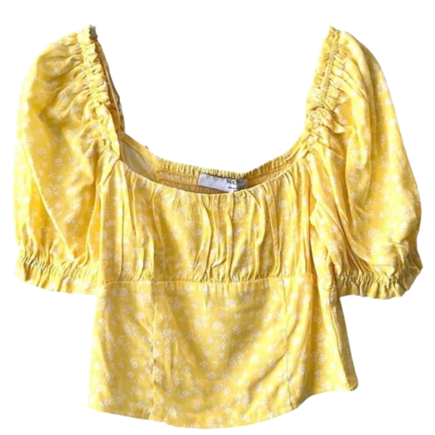 Sophie Rue Blooming Gather Bust Blouse yellow NWT  Nordstrom