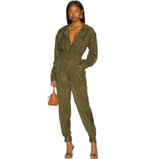 Tularosa Marley Jumpsuit in Olive Green NWT Size Small