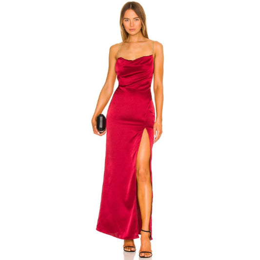 NBD Alessi Gown in Burgundy NWT Size XS