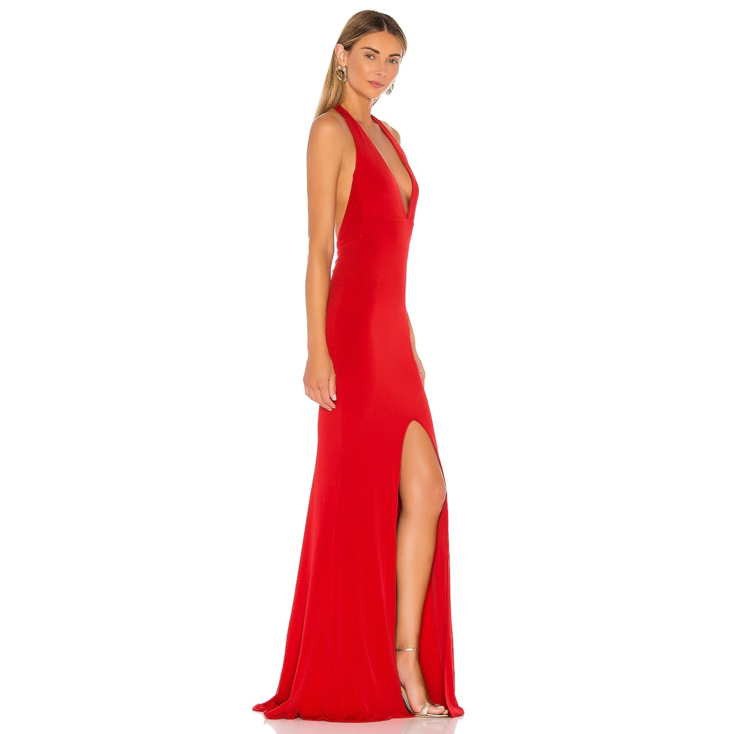 Nookie Illegal Halter Gown in Red NWT Size Medium