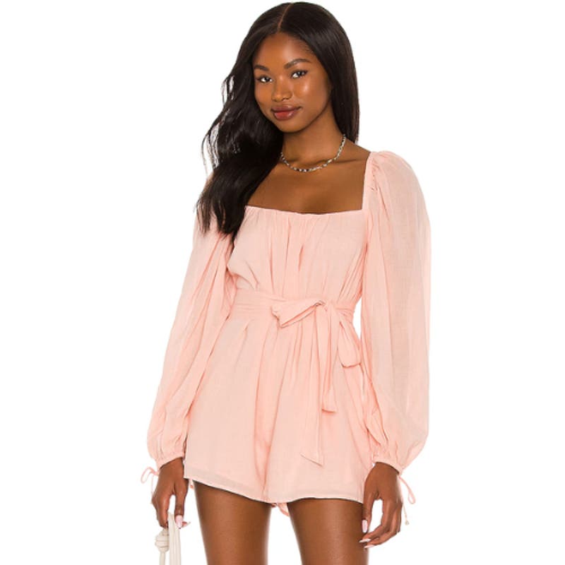 Majorelle Scottie Romper in Blush Nude NWOT Size Small