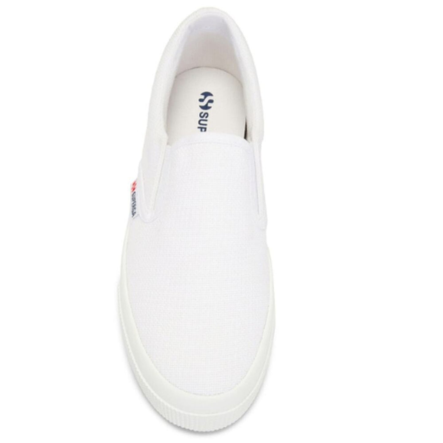 Superga 2740 Mid Platform Slip On Sneaker in White Size 7.5