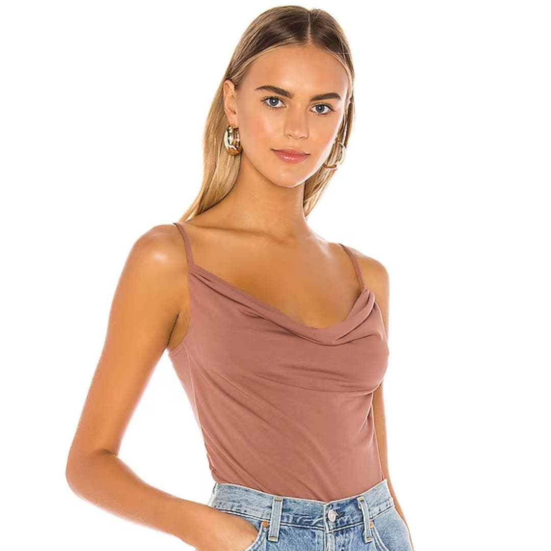 Lovers & Friends Bree Top in Mink Pink NWT Size Small