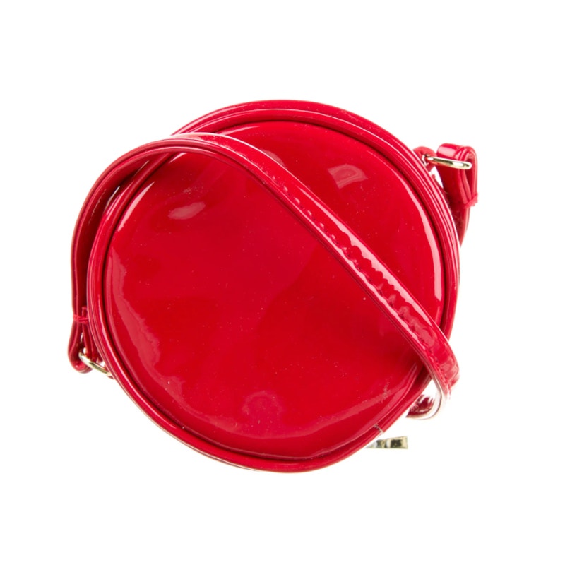 Marc Jacobs Red Patent Leather Canteen Bag NEW