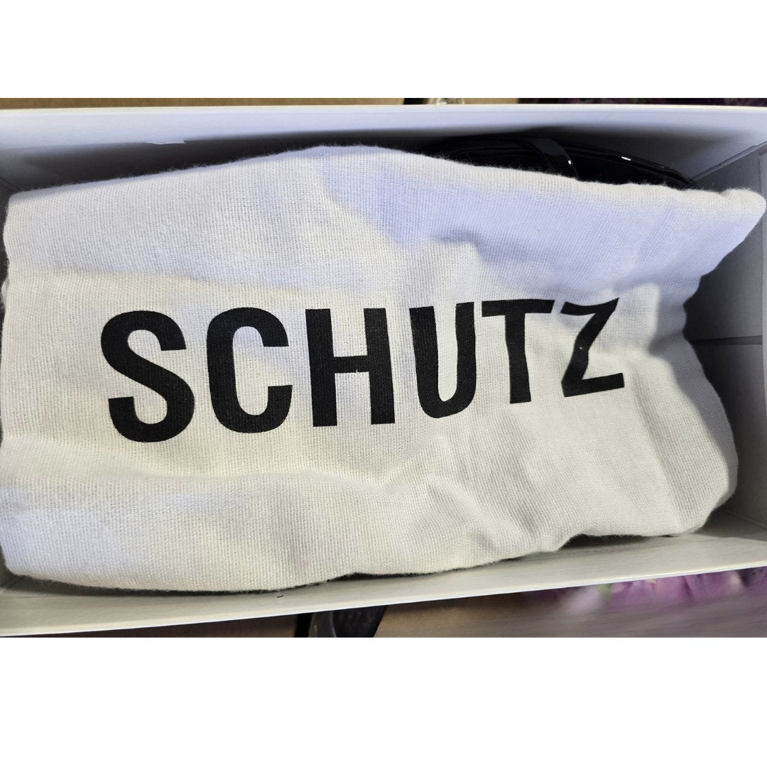 Schutz Heloise Sandal in Black in Box Pre-loved Size 7