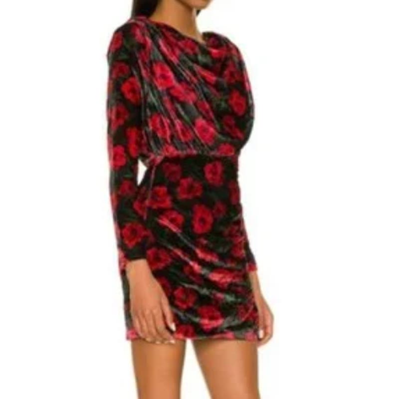 Lovers and Friends Jackie Mini Dress in French Rose Floral NWT Size Large