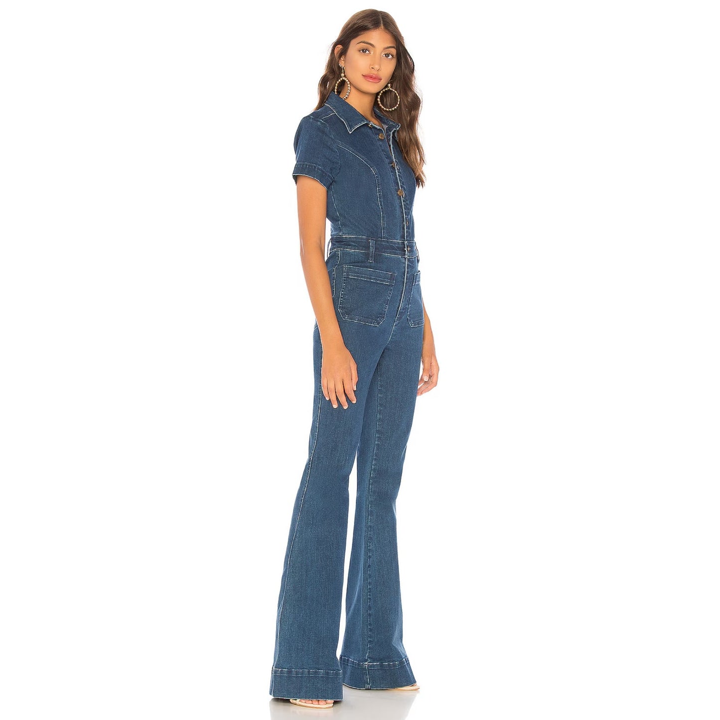 Show Me Your Mumu Everhart Jumpsuit in Lunar Blue NWT Size XS