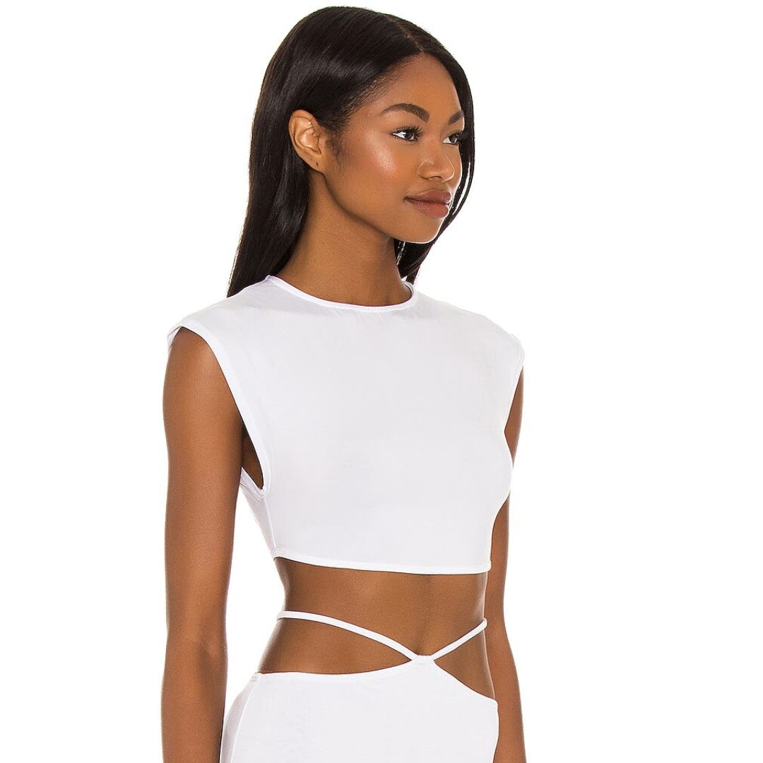 Indah Hale Top in White NWT Size Large (3)