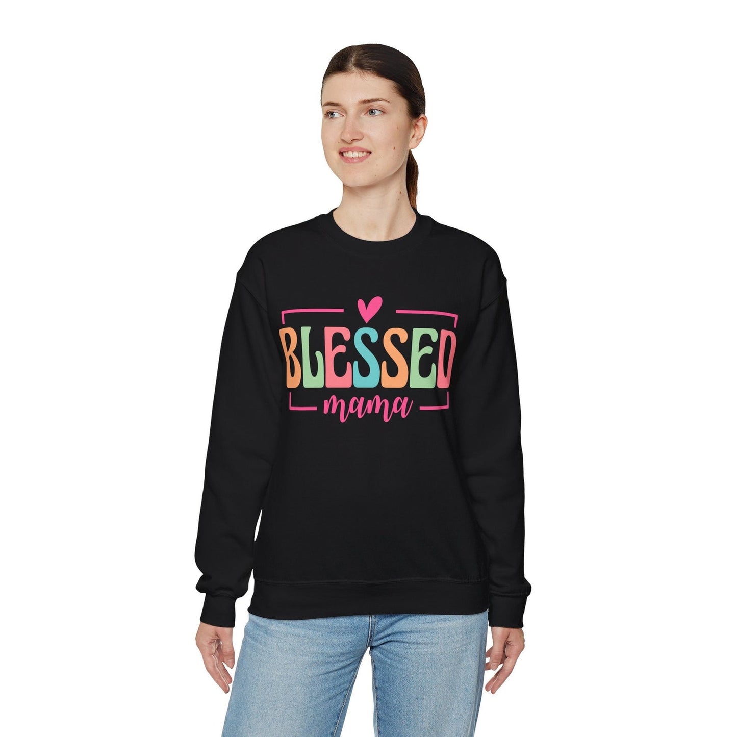 Blessed Mama Women's Heavy Blend™ Sweatshirt Small - 5 XL Plus