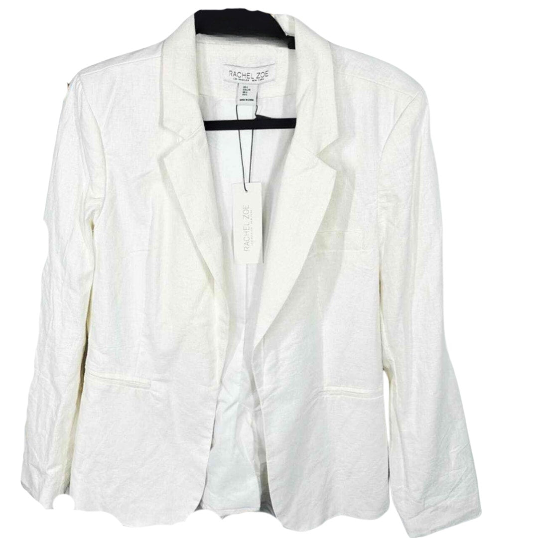 Revolve x RACHEL ZOE Jemma Jacket in Off White NWT Size Small